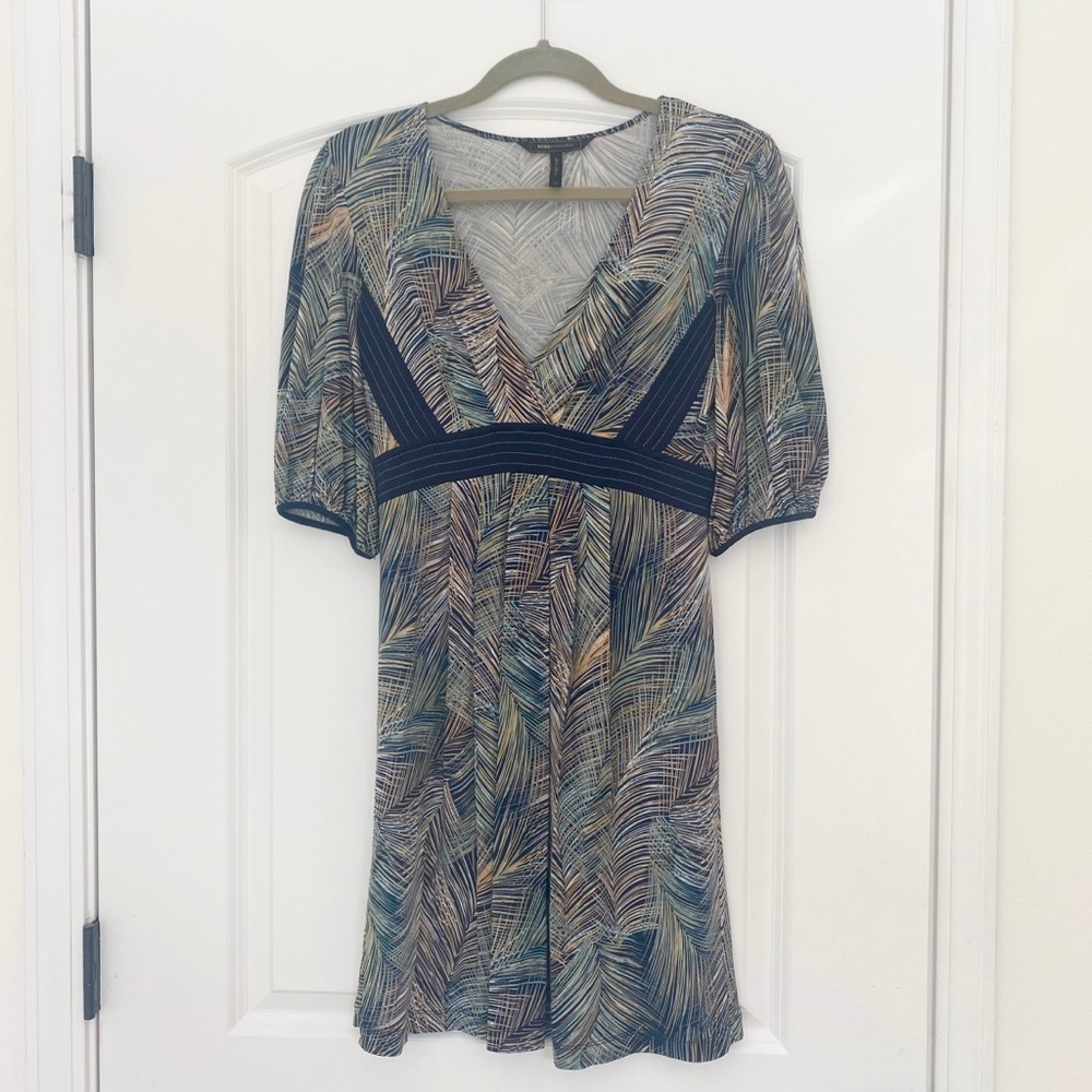 BCBG V-Neck Mini Dress